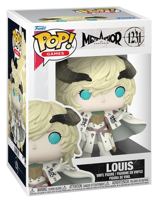 Metaphor ReFantazio POP! Games Vinyl Figure Louis Guiabern Funko