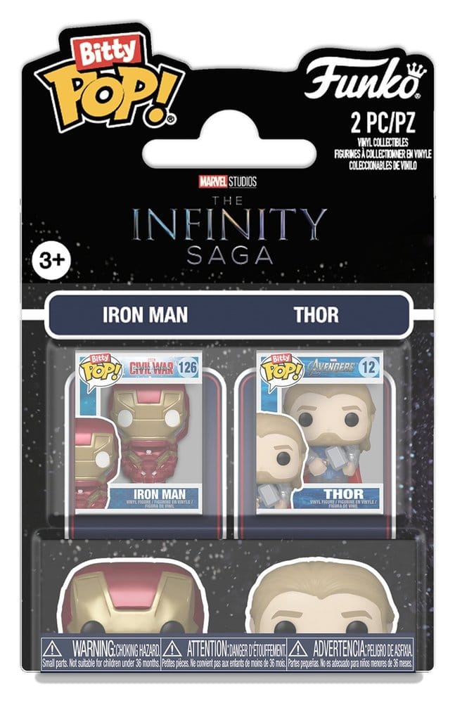 Marvel IS Bitty POP! Vinyl Figures 2 Pack IM & Thor Funko