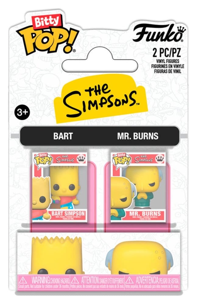 Simpsons Bitty POP! Vinyl Figures 2 Pack B & Mr. B Funko