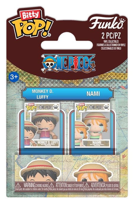 One Piece Bitty POP! Vinyl Figures 2 Pack Monkey D. Luffy & Nami Funko