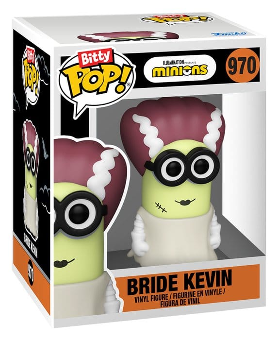 Minions Bitty POP! Vinyl Figures 2 Pack Bride Kevin & Eye Matie Funko
