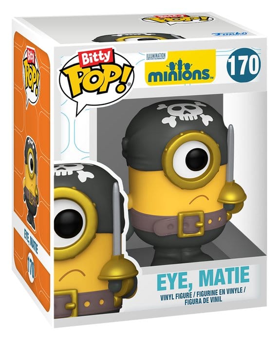 Minions Bitty POP! Vinyl Figures 2 Pack Bride Kevin & Eye Matie Funko