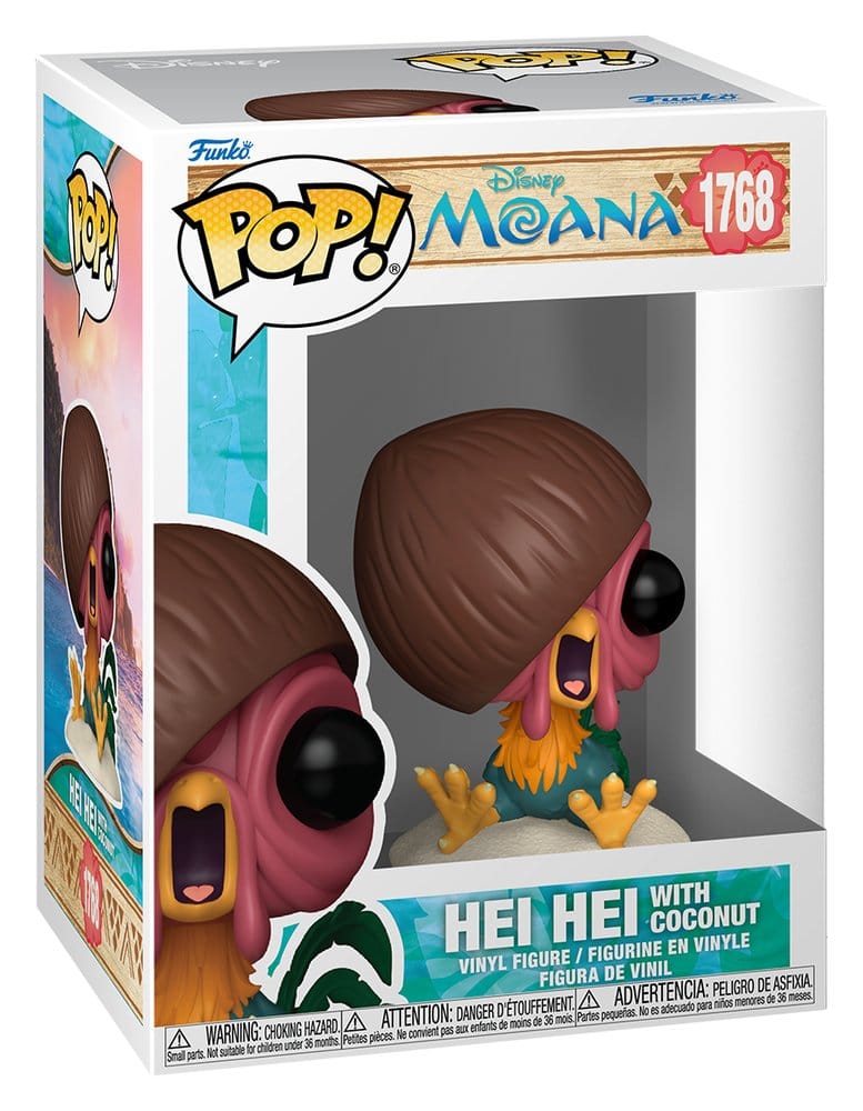 Moana POP! & Buddy Vinyl Figure Hei Hei w/Coconut Funko
