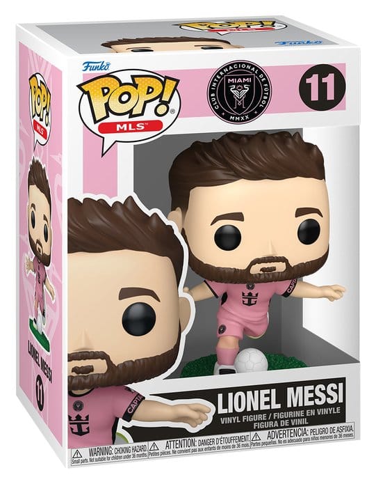 EFL POP! MLS Vinyl Figure Inter Miami CF Lionel Messi Pink Funko