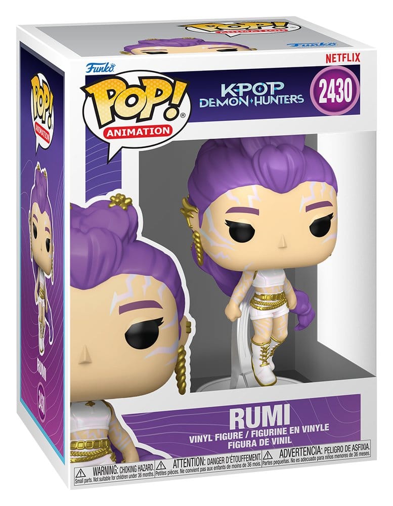 KPop Demon Hunters POP! Animation Vinyl Figures Rumi with Chase Glow Assortment 6 Funko