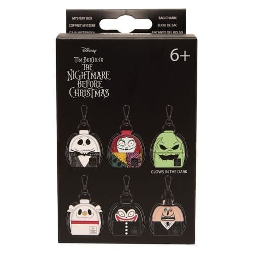 Nightmare Before Christmas by Loungefly Bag Charm Mystery Box Display 15 Loungefly