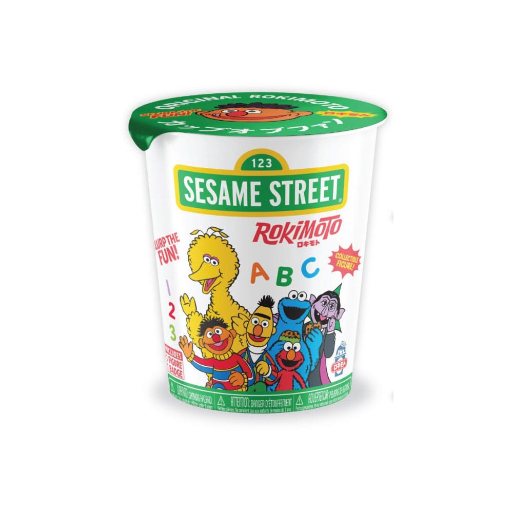 Sesame Street Rokimoto Cup of Fun Blind Box Figures Wave 1 Display 12 Funmaker Inc.