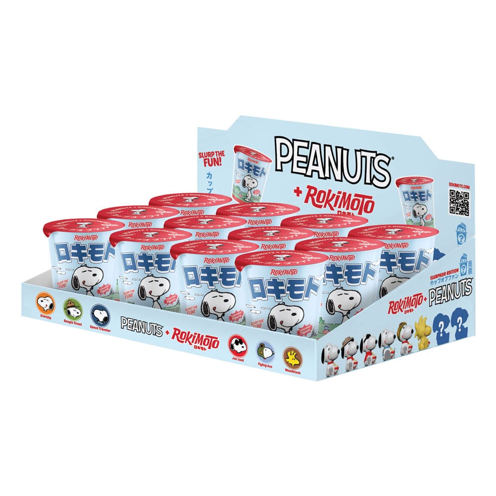 Peanuts + Rokimoto Blind Box Figures Display 12 Funmaker Inc.