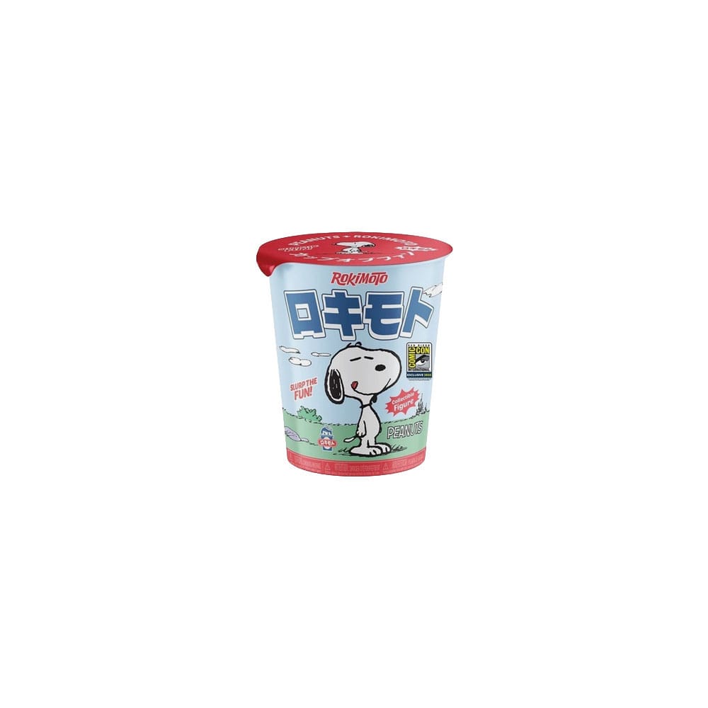 Peanuts Snoopy Rokimoto Cup of Fun Blind Box Figures SDCC Exclusive Display 12 Funmaker Inc.