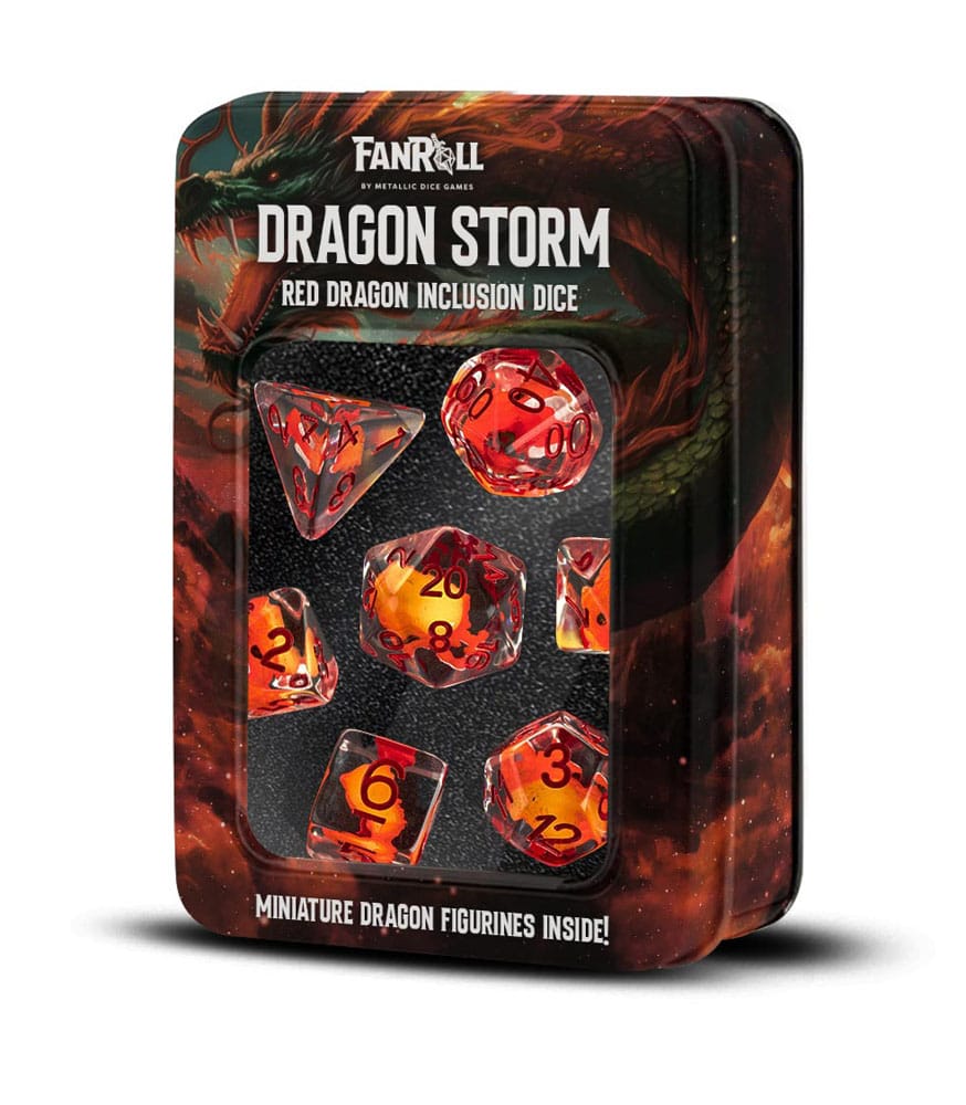 Dragon Storm Inclusion Dice Set Red Dragon 7 FanRoll