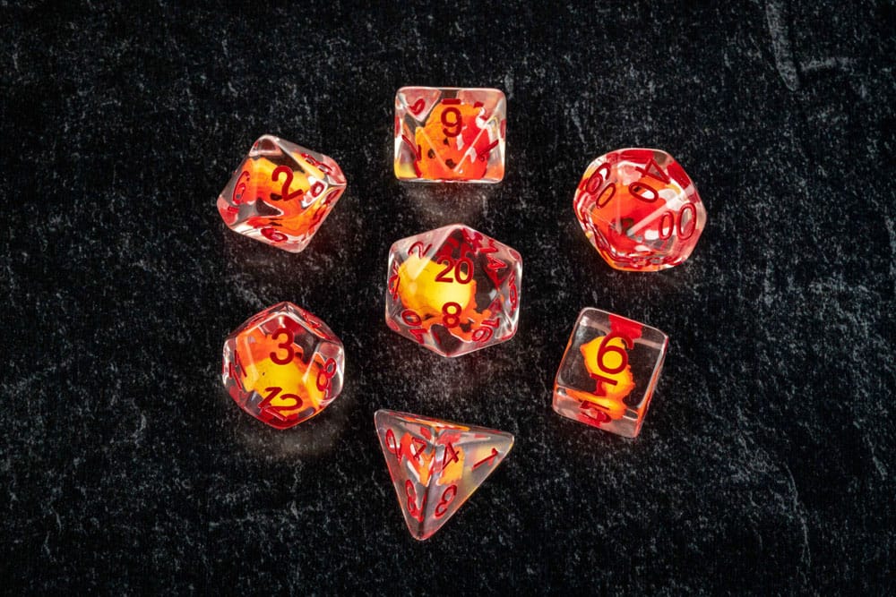 Dragon Storm Inclusion Dice Set Red Dragon 7 FanRoll
