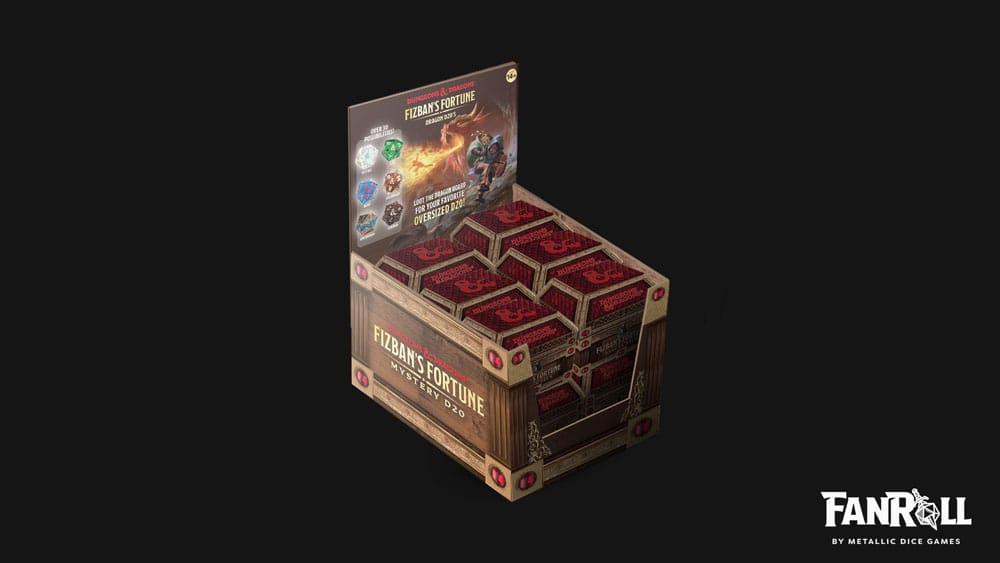 Dungeons & Dragons Blind Mystery Box Dice Fizban's Treasure d20 25 mm FanRoll