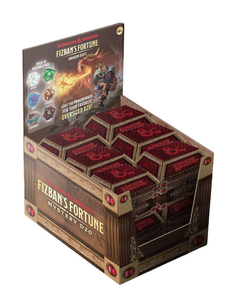 Dungeons & Dragons Blind Mystery Box Dice Fizban's Treasure d20 25 mm FanRoll