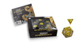 Dungeons & Dragons Premium Metal Dice Set Dragon Scale Gold 7 FanRoll