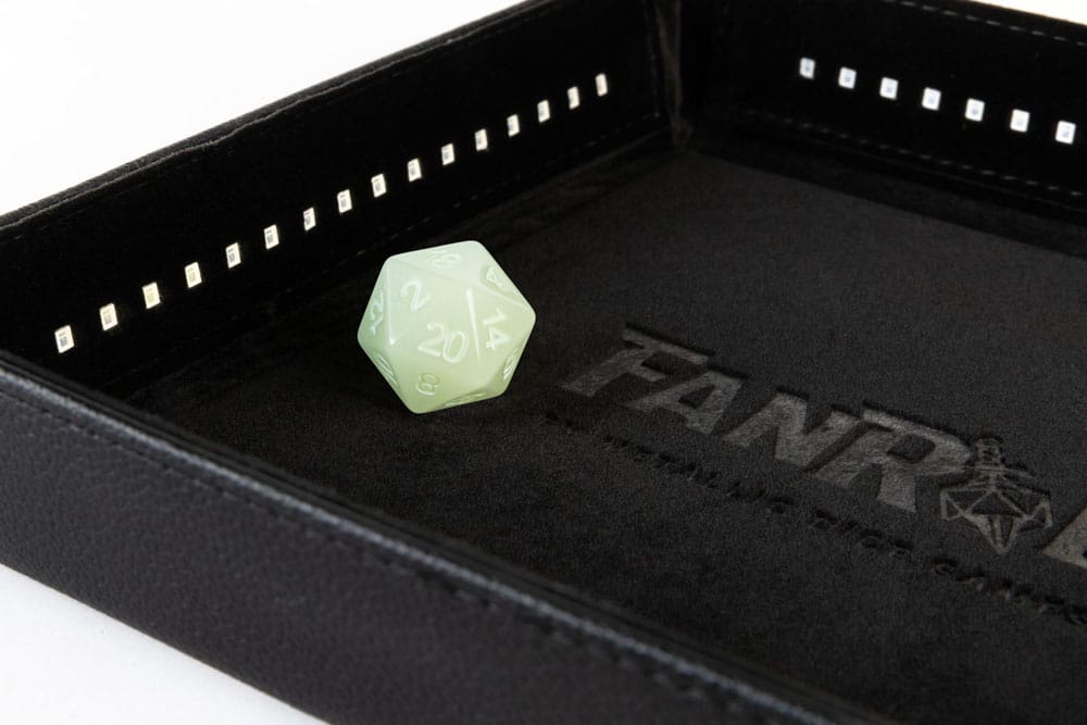 FanRoll Shadowlight Folding Blacklight Dice Tray Black FanRoll