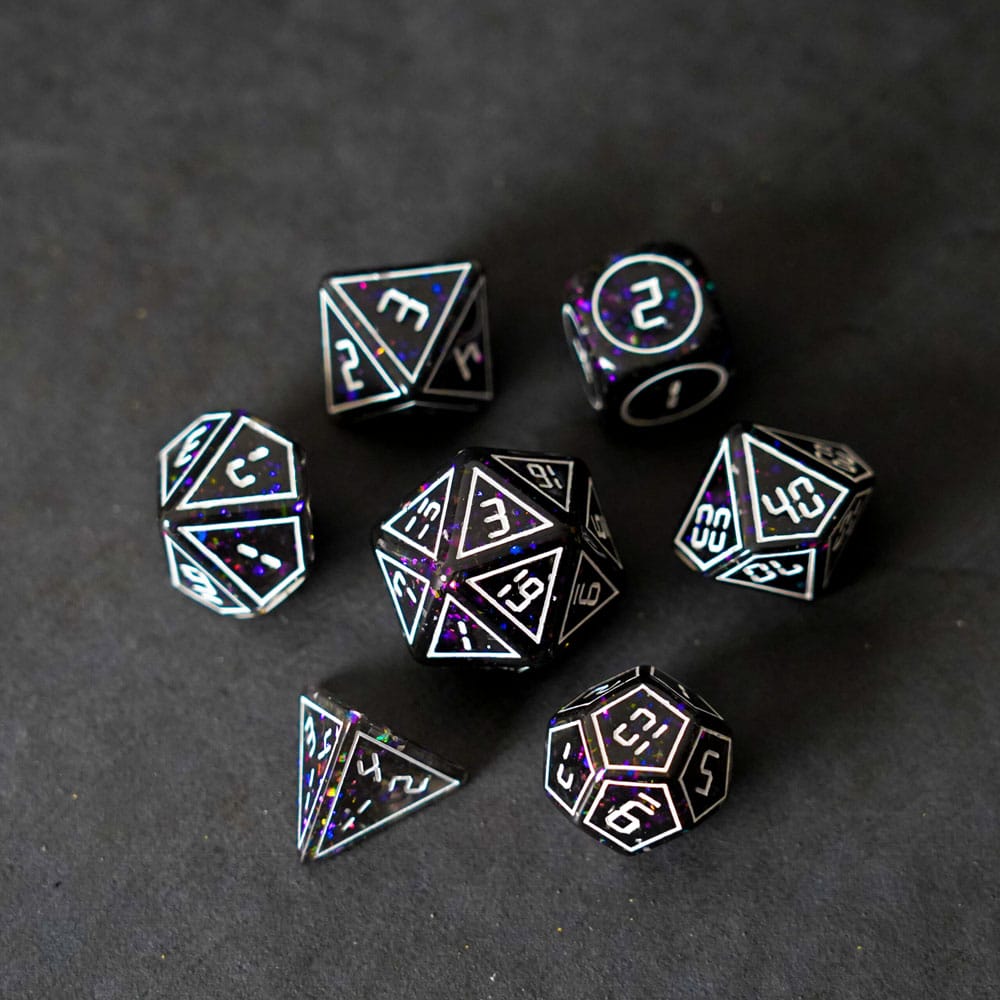 FanRoll Dice Set Framed Void 7 FanRoll
