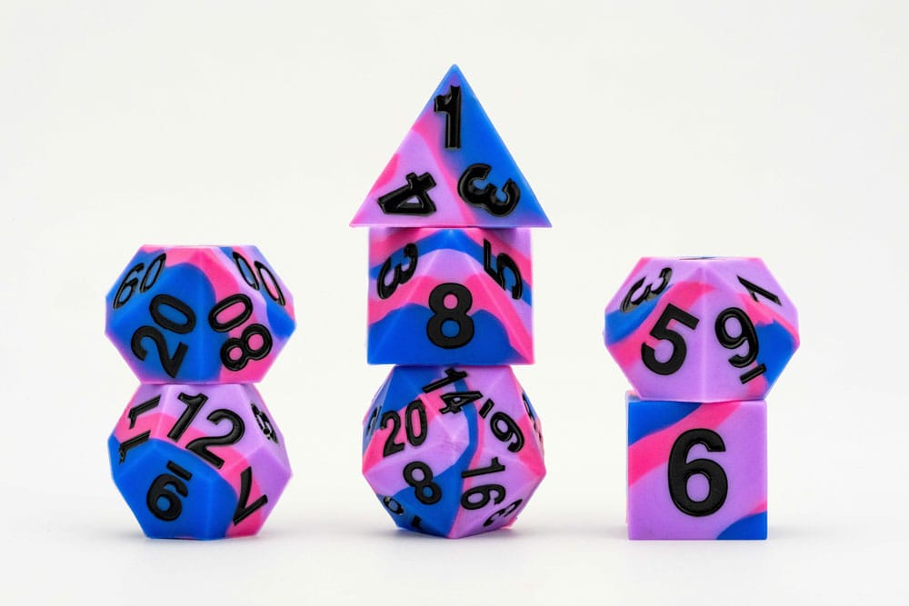 MDG Dice Set Pride Bisexual Flag FanRoll