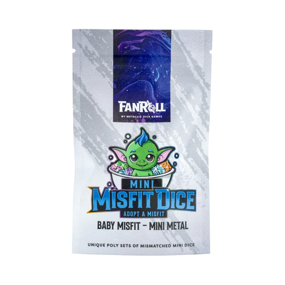 Misfit Adopt a Misfit Mini Blind Bag Baby Misfit Mini Metal Assortment 12 FanRoll