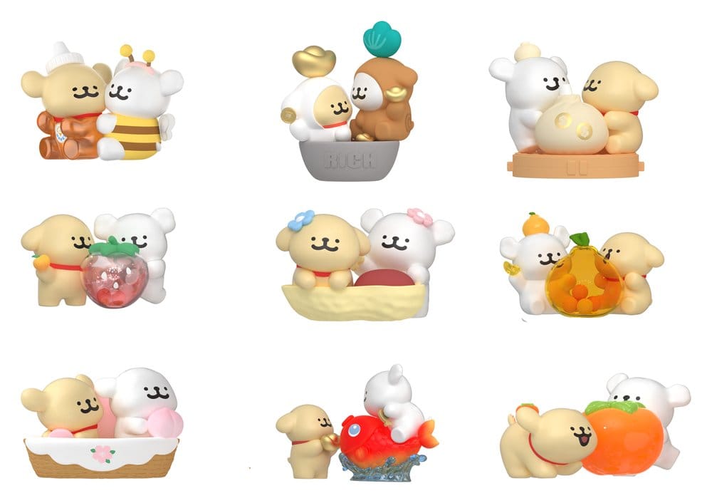 Maltese Blind Box Mini Figures Lucky Paws Series Display 8 Funism
