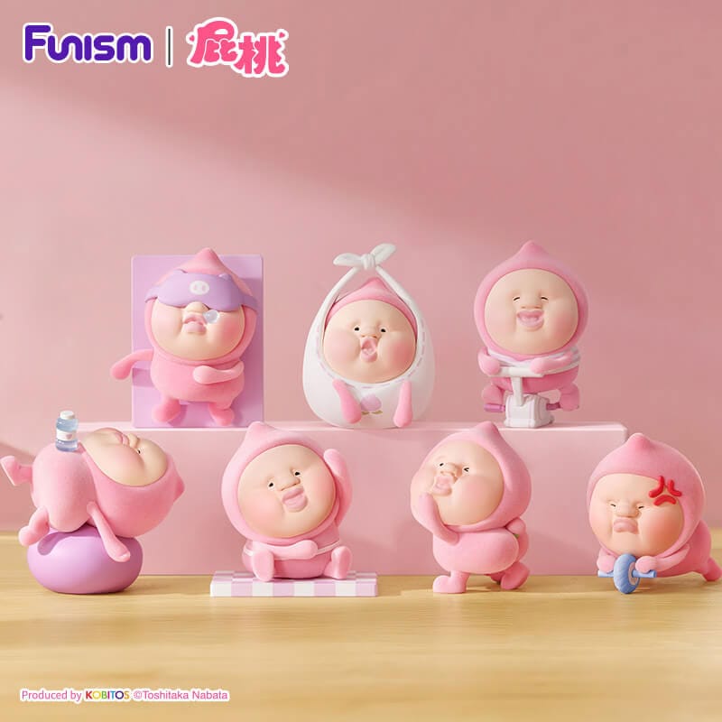 Kobitos Blind Box Mini Figures Gym Challenges Series Display 6 Funism