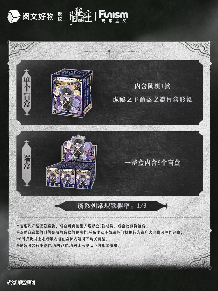 Lord of Mysteries Mini Figures Invitation of Fate Display 9 Funism