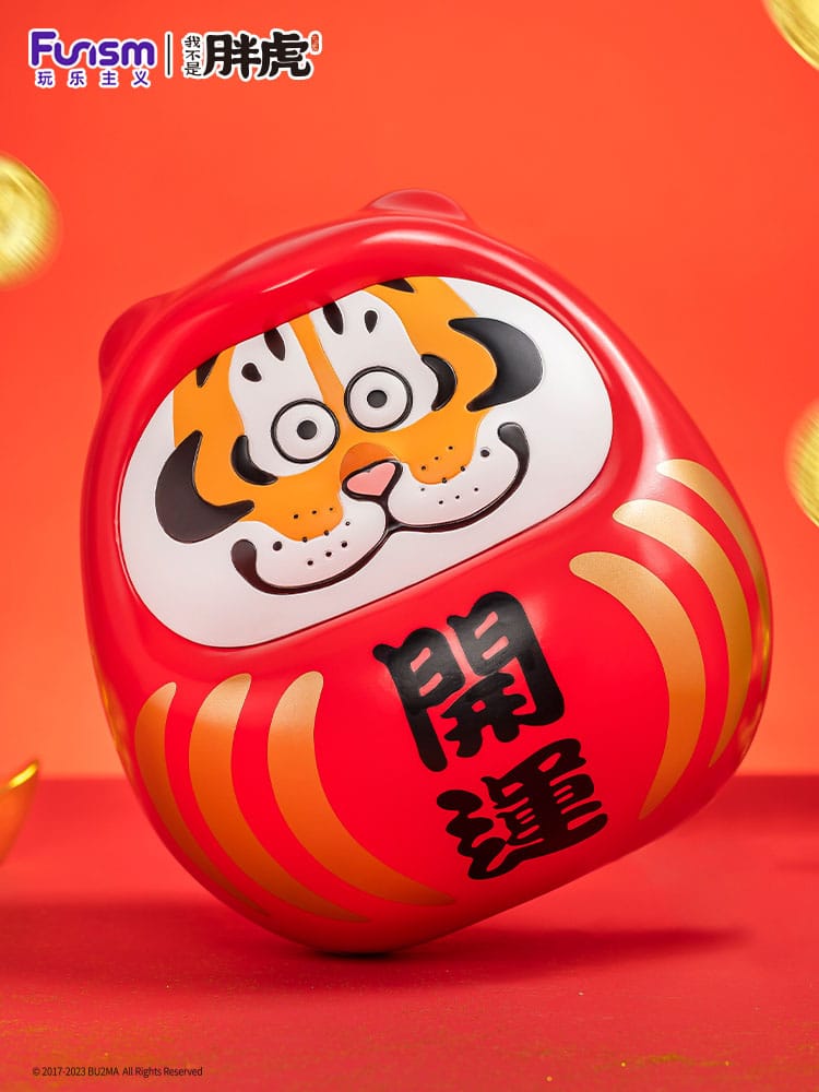 I Am Not Fat Tiger Statue Alexander the Tiger Dharuma Funism