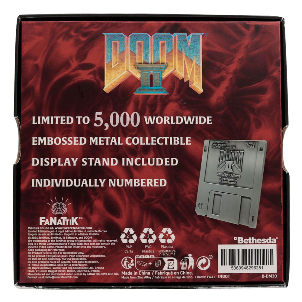 Doom 2 Replica Arena Floppy Disk Limited Edition FaNaTtik