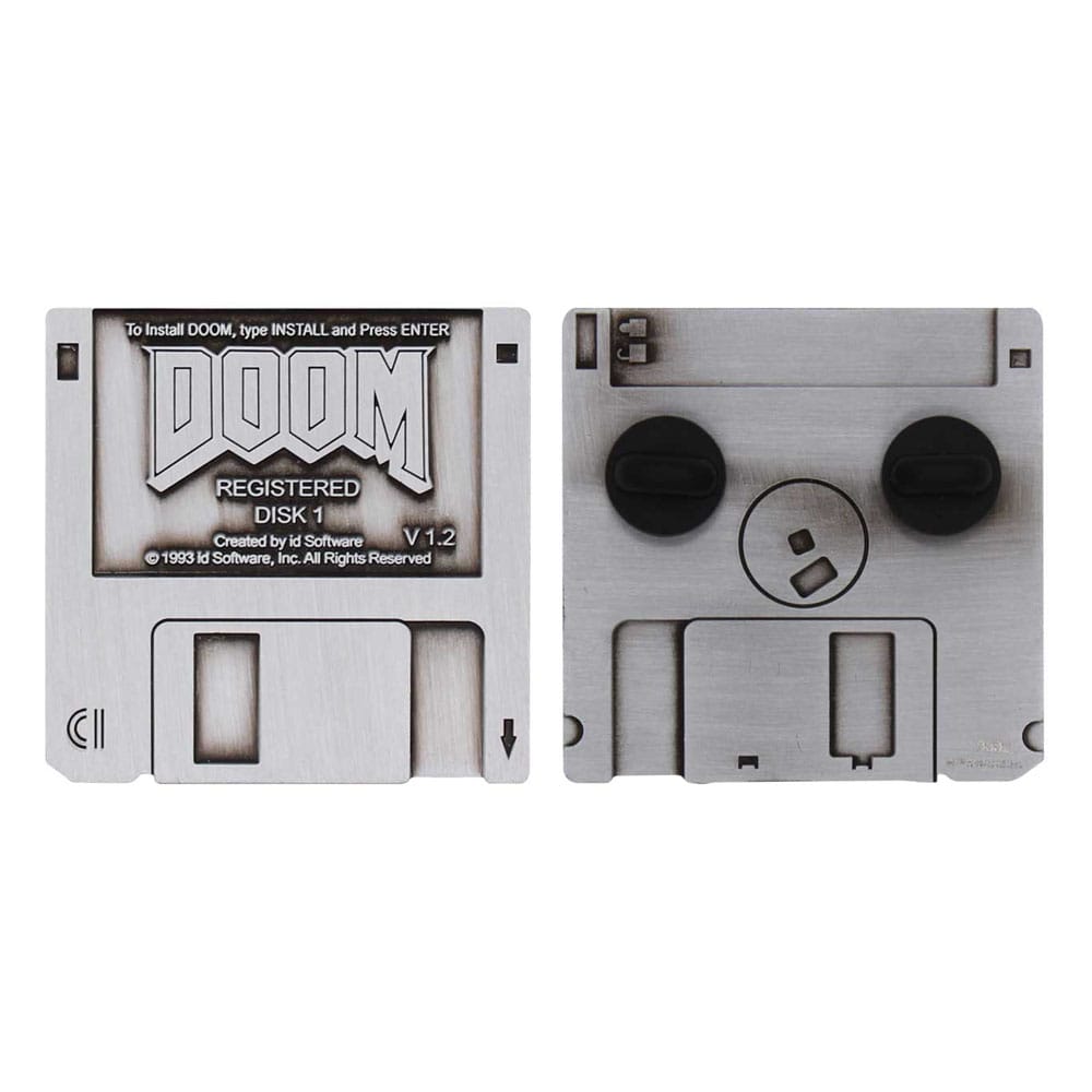 Doom Pin Badge Floppy Disk Limited Edition FaNaTtik