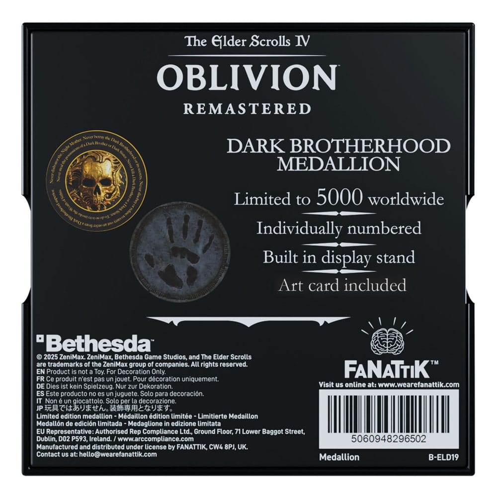 The Elder Scrolls IV Oblivion Medallion Dark Brotherhood FaNaTtik