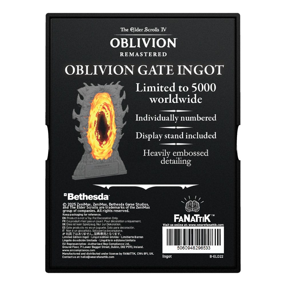 The Elder Scrolls IV Oblivion Ingot Gates FaNaTtik