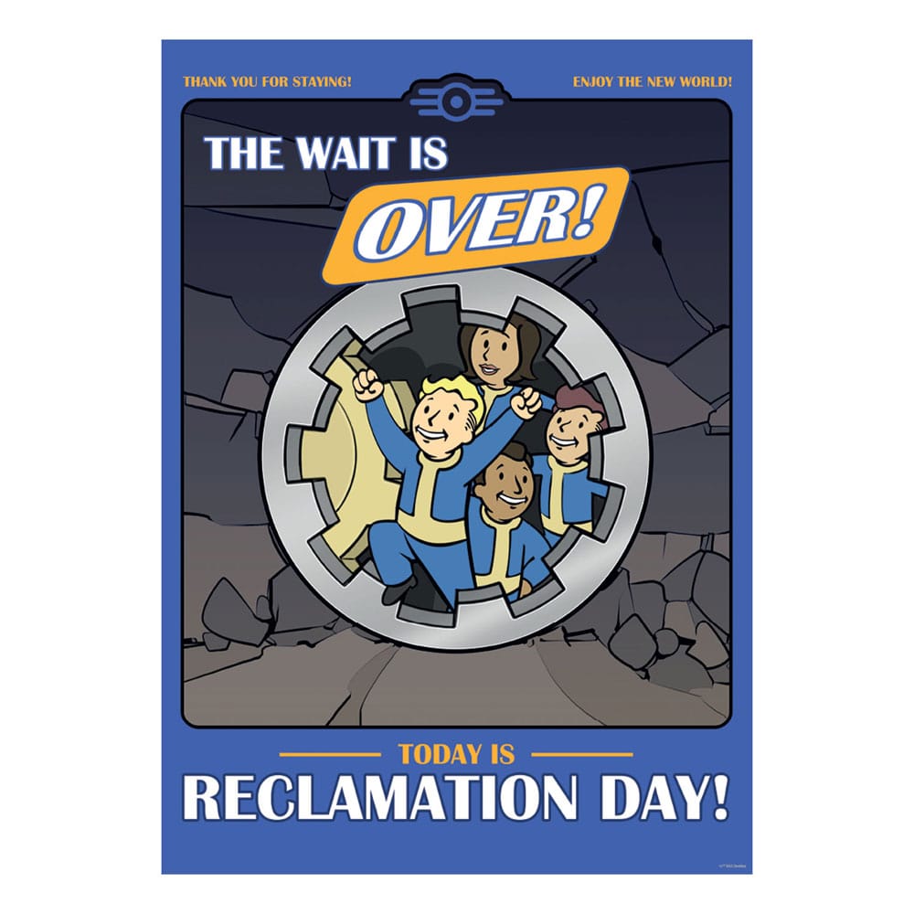 Fallout Art Print Reclamation Day Limited Edition FaNaTtik