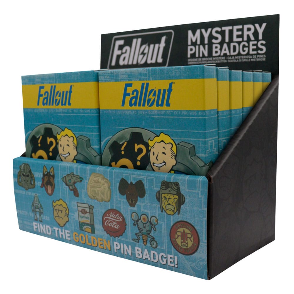 Fallout World Pin Badge Display Mystery Pin Badge 12 FaNaTtik