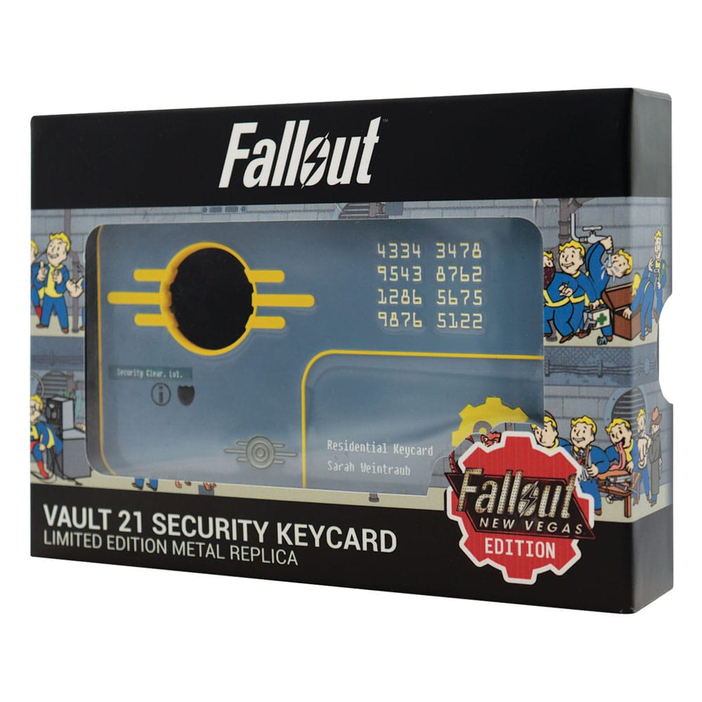 Fallout New Vegas Replica Vault 21 Security Keycard Limited Edition FaNaTtik