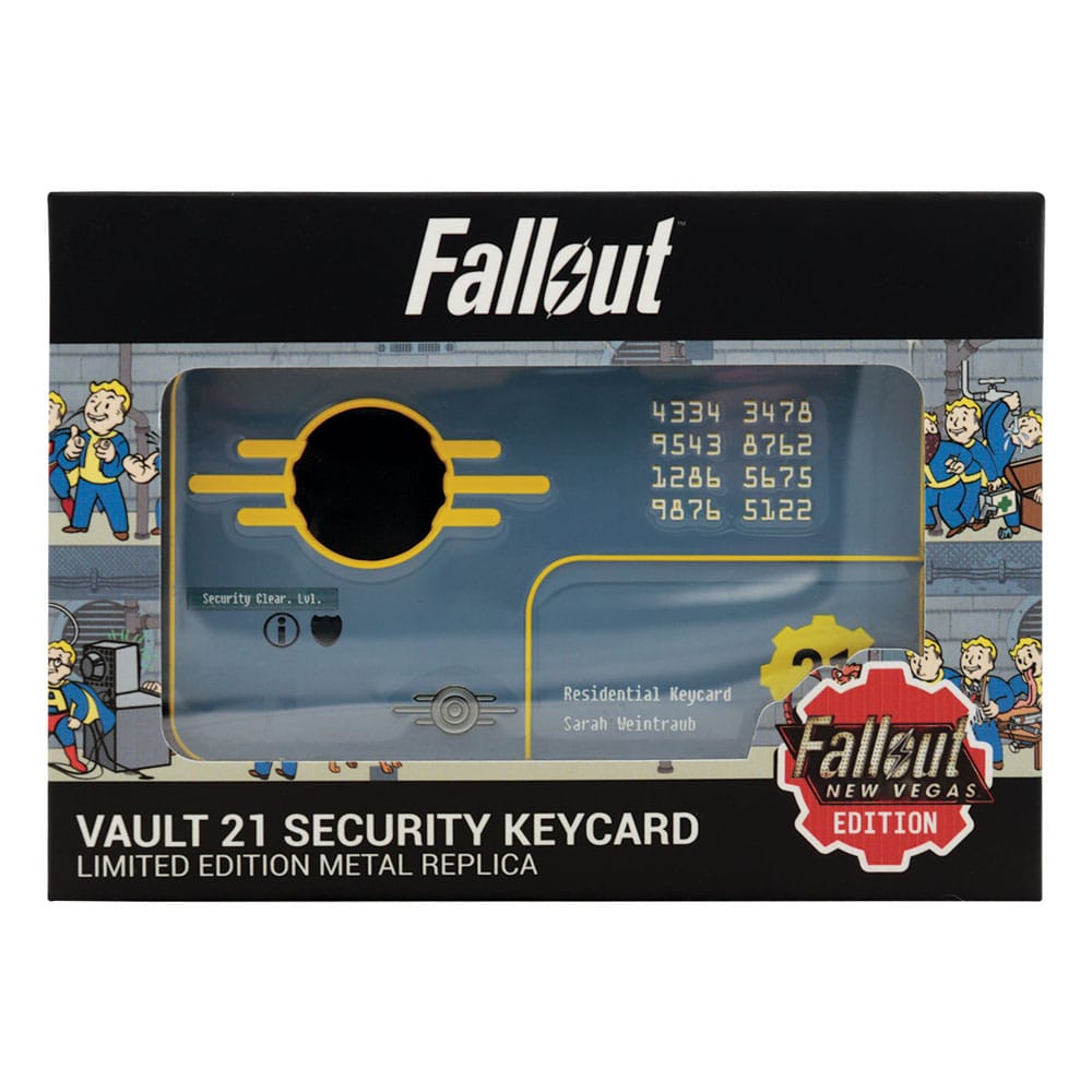 Fallout New Vegas Replica Vault 21 Security Keycard Limited Edition FaNaTtik