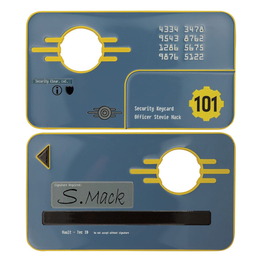 Fallout 3 Replica Vault 101 Security Keycard Limited Edition FaNaTtik