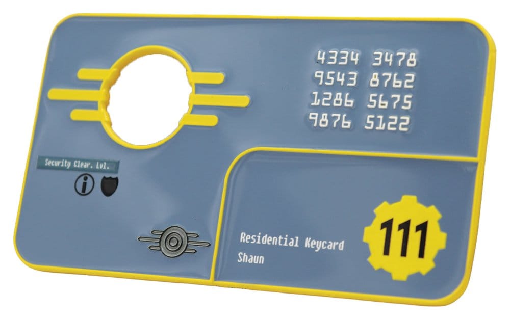 Fallout Replica Security Keycard Vault 111 Limited Edition FaNaTtik