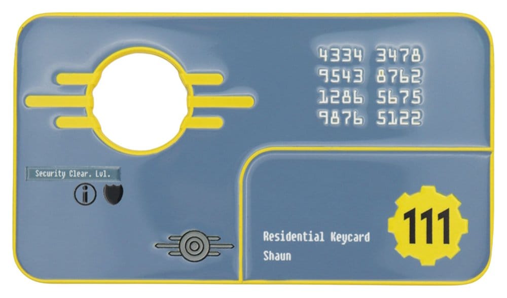 Fallout Replica Security Keycard Vault 111 Limited Edition FaNaTtik