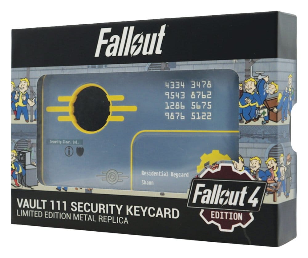 Fallout Replica Security Keycard Vault 111 Limited Edition FaNaTtik