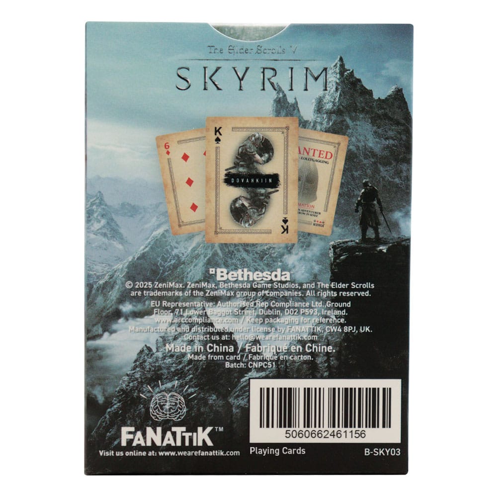 Elder Scrolls Skyrim Playing Cards Display 12 FaNaTtik
