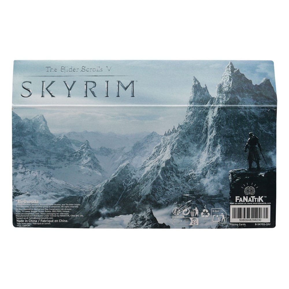 Elder Scrolls Skyrim Playing Cards Display 12 FaNaTtik
