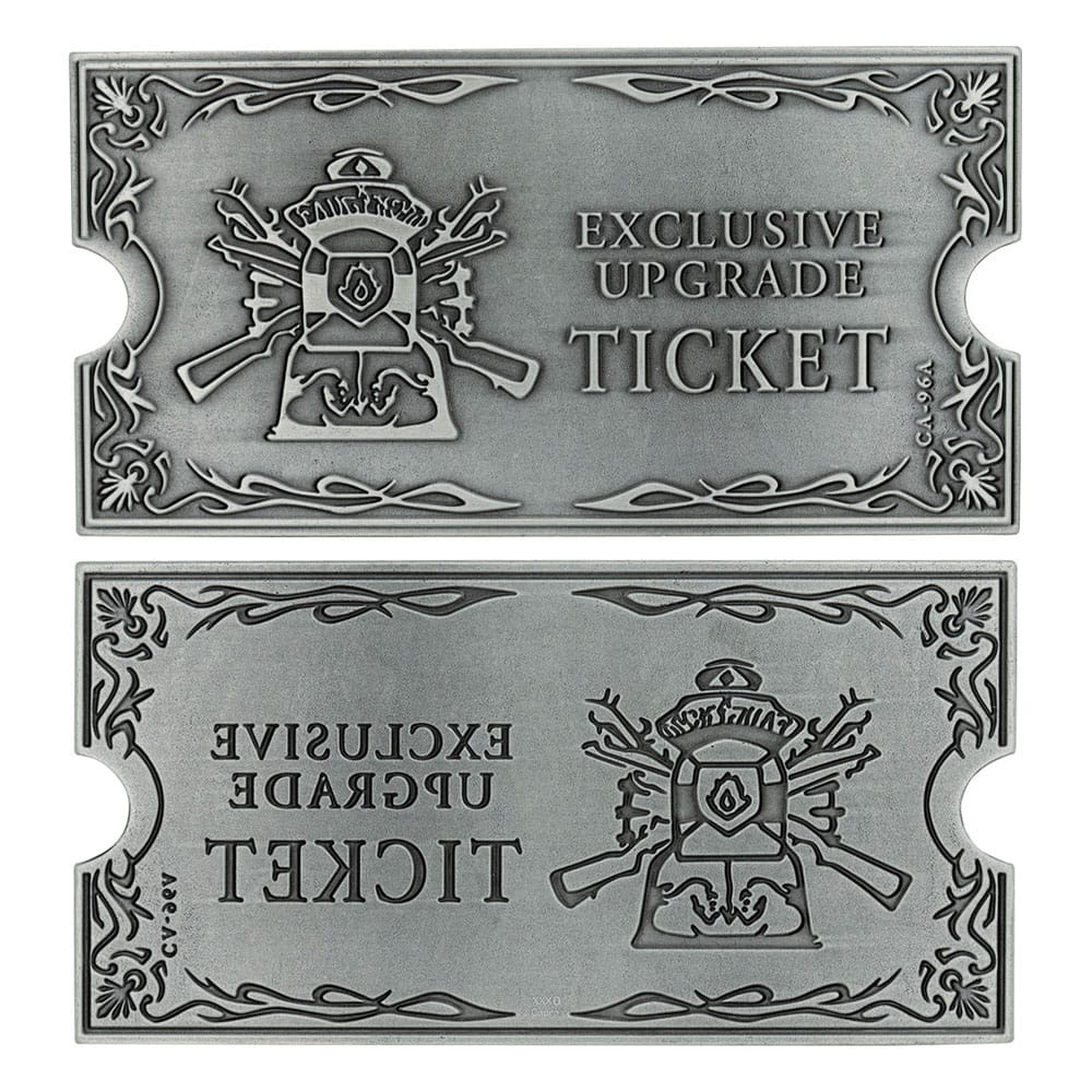 Resident Evil 4 Replica 1/1 Metal Exclusive Upgrade Ticket FaNaTtik