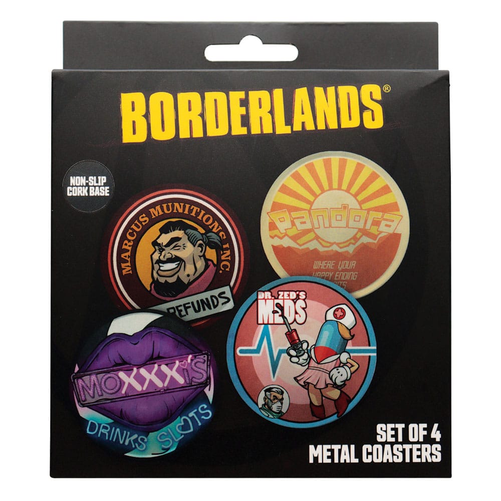 Borderlands Coaster 4 Pack FaNaTtik
