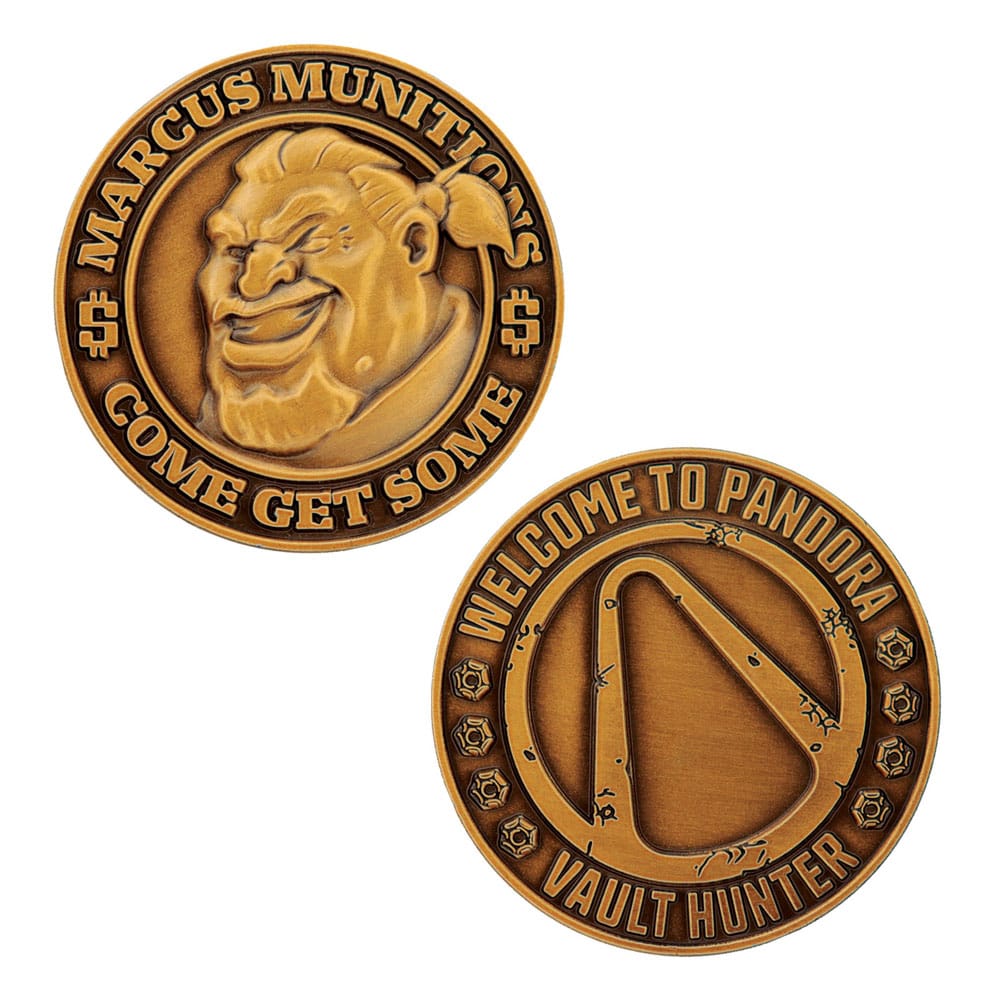 Borderlands Collectable Coin Marcus Munitions Limited Edition FaNaTtik