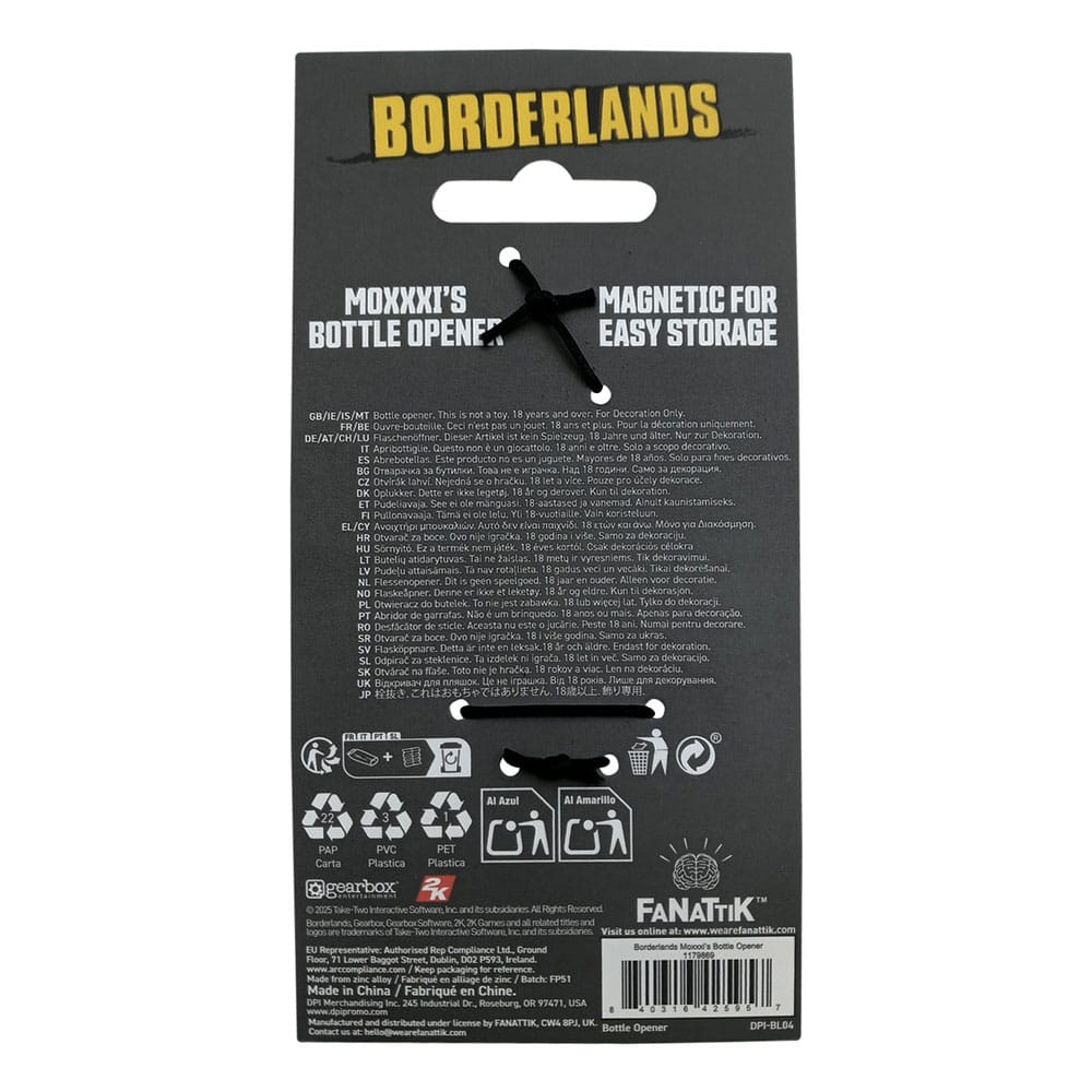Borderlands Bottle Opener Mad Moxxi FaNaTtik
