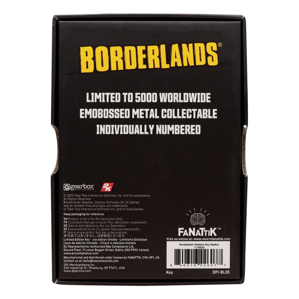 Borderlands Replica Gold Key FaNaTtik
