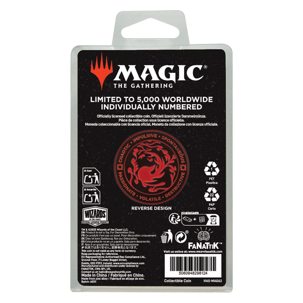 Magic The Gathering Collectable Coin Chandra FaNaTtik