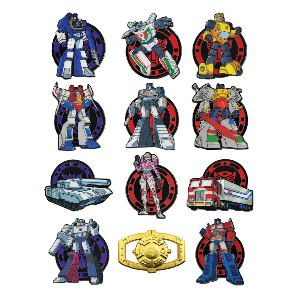 Transformers Pin Badge Display Mystery Pin Badge 12 FaNaTtik