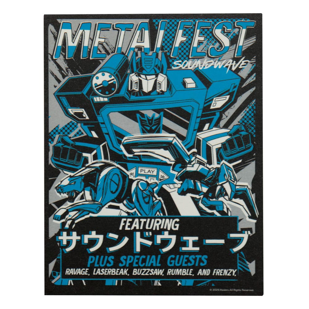 Transformers Replica Soundwave Cassette Limited Edition FaNaTtik