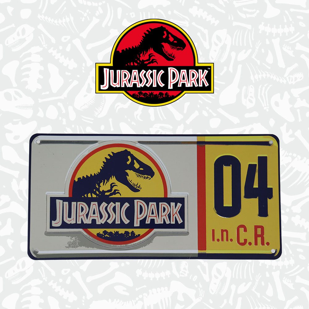 Jurassic Park Replica 1/1 Dennis Nedry License Plate FaNaTtik