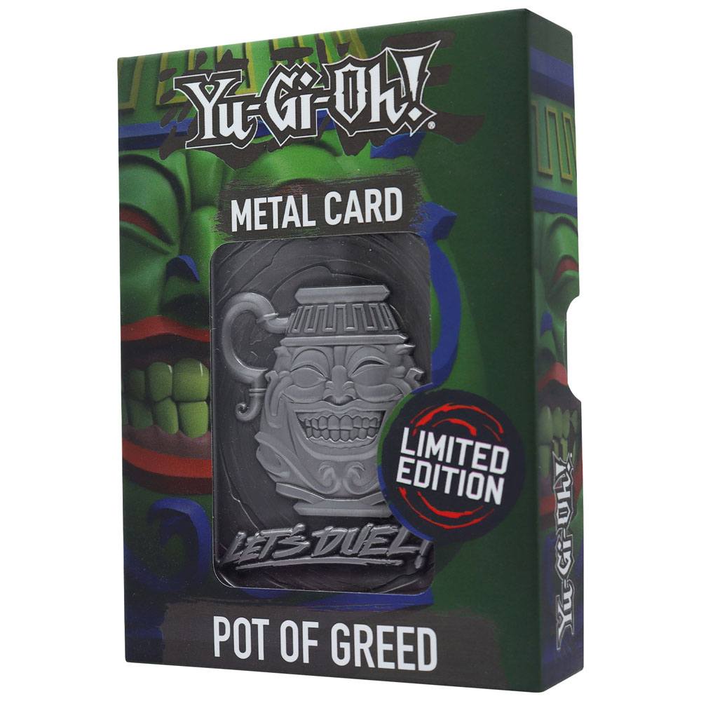 Yu Gi Oh! Replica Card Pot of Greed Limited Edition FaNaTtik